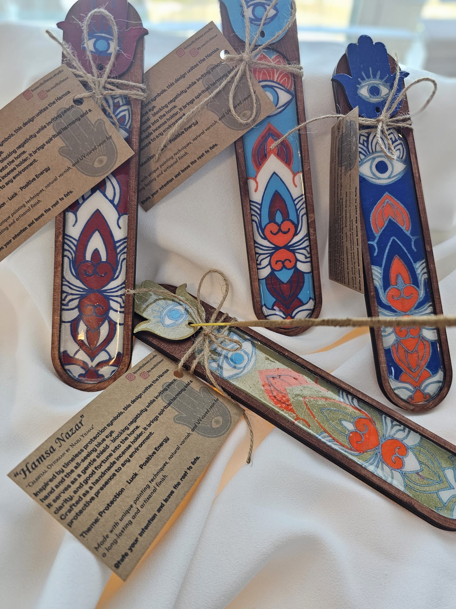 February 6 -Hamsa Evil Eye Incense Holder Workshop Ticket (Apex, NC)