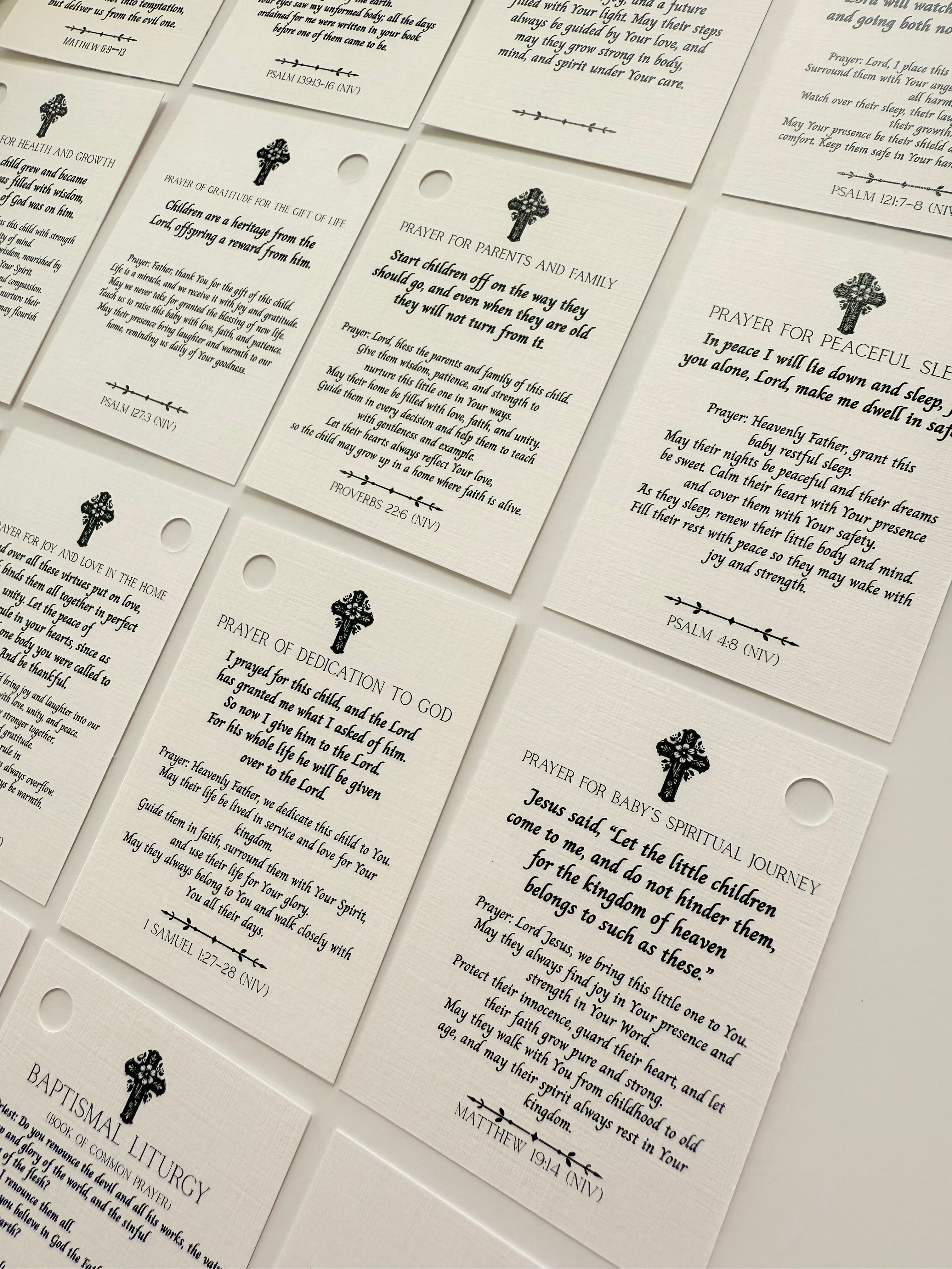 Personalized Mini Bible Booklet with Keychain – Fabric Ribbon Edition