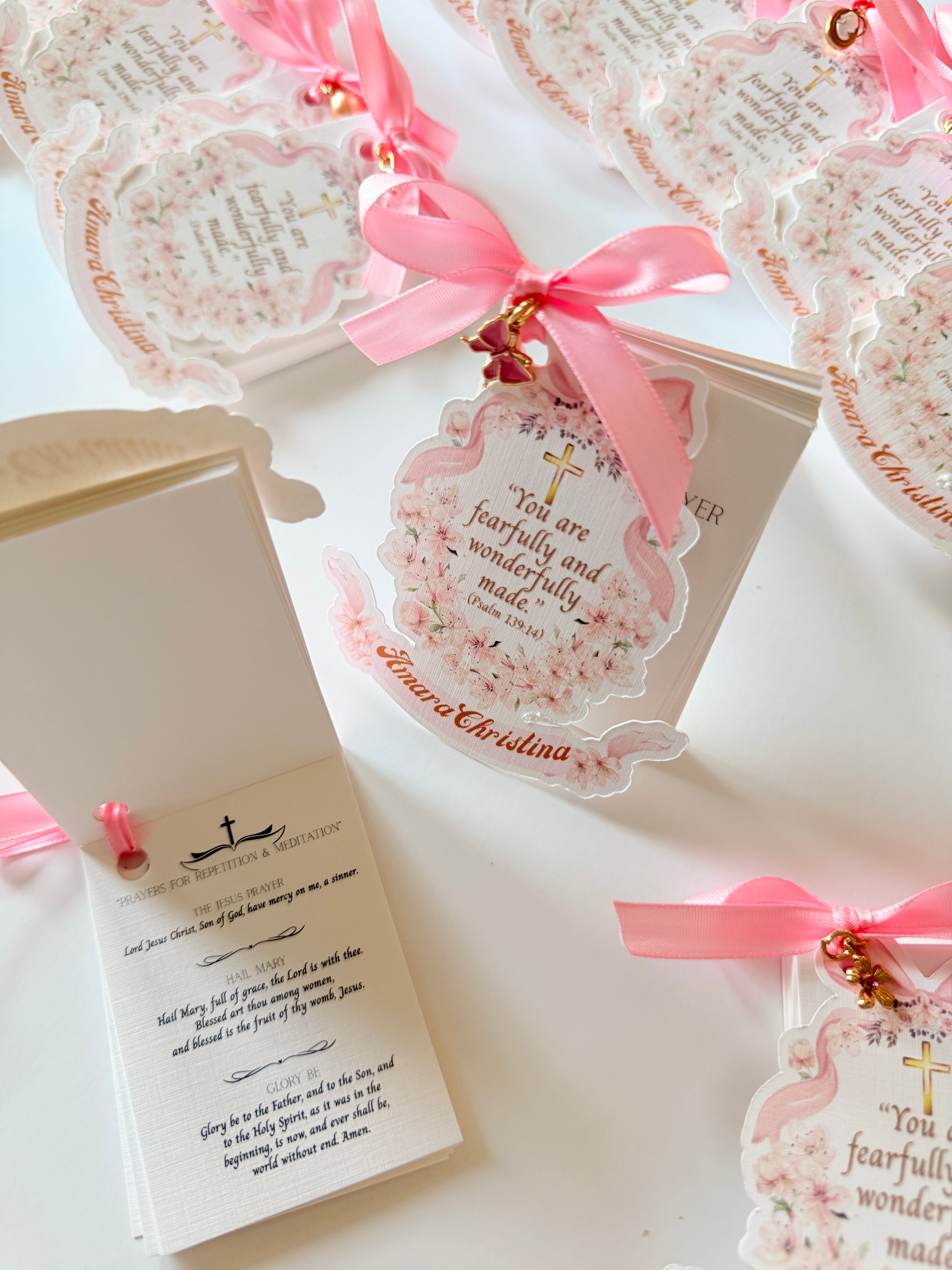 Personalized Mini Bible Booklet – Baby Blessing Gift