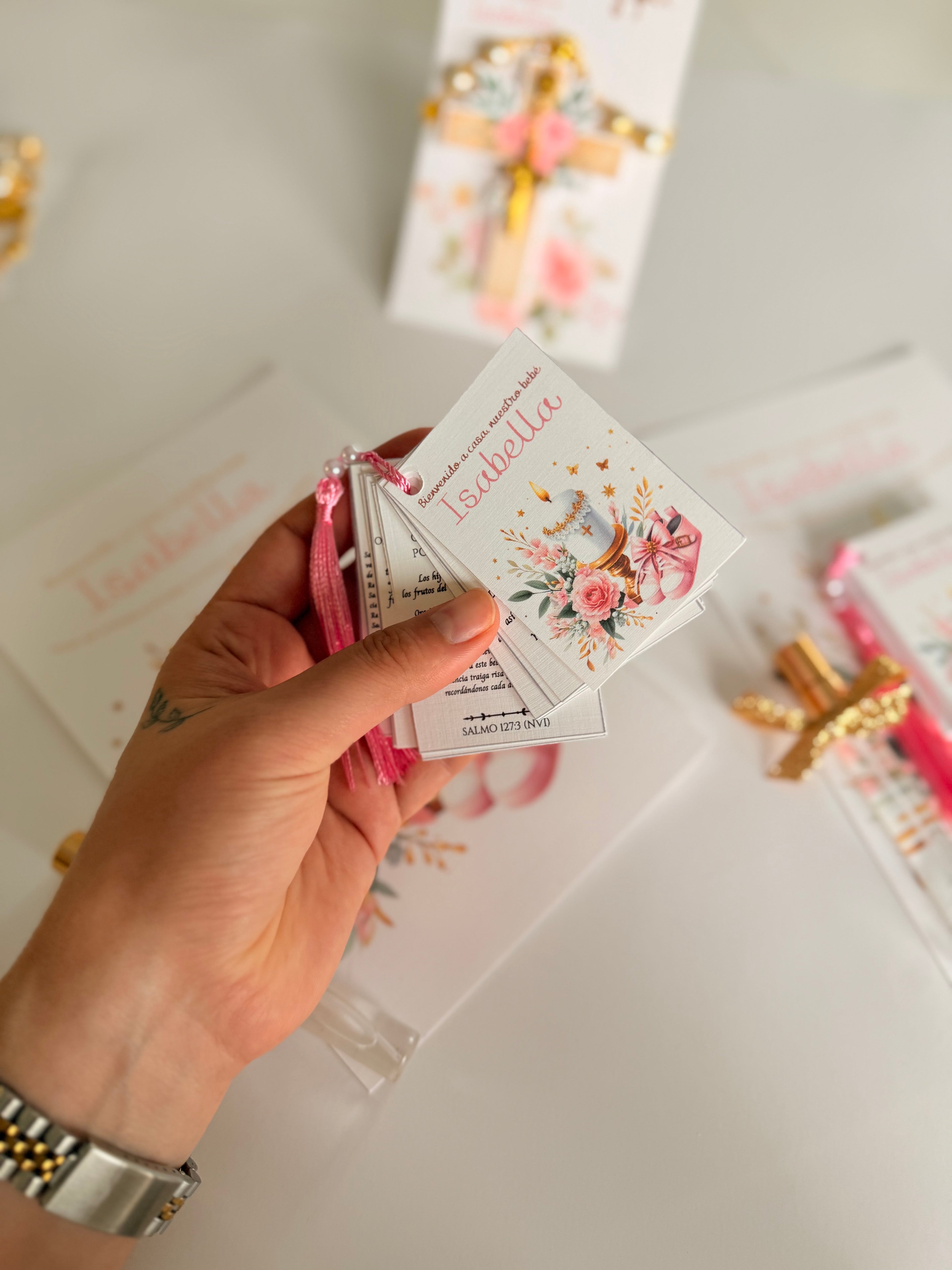 Personalized Mini Bible Booklet – Baby Blessing Gift