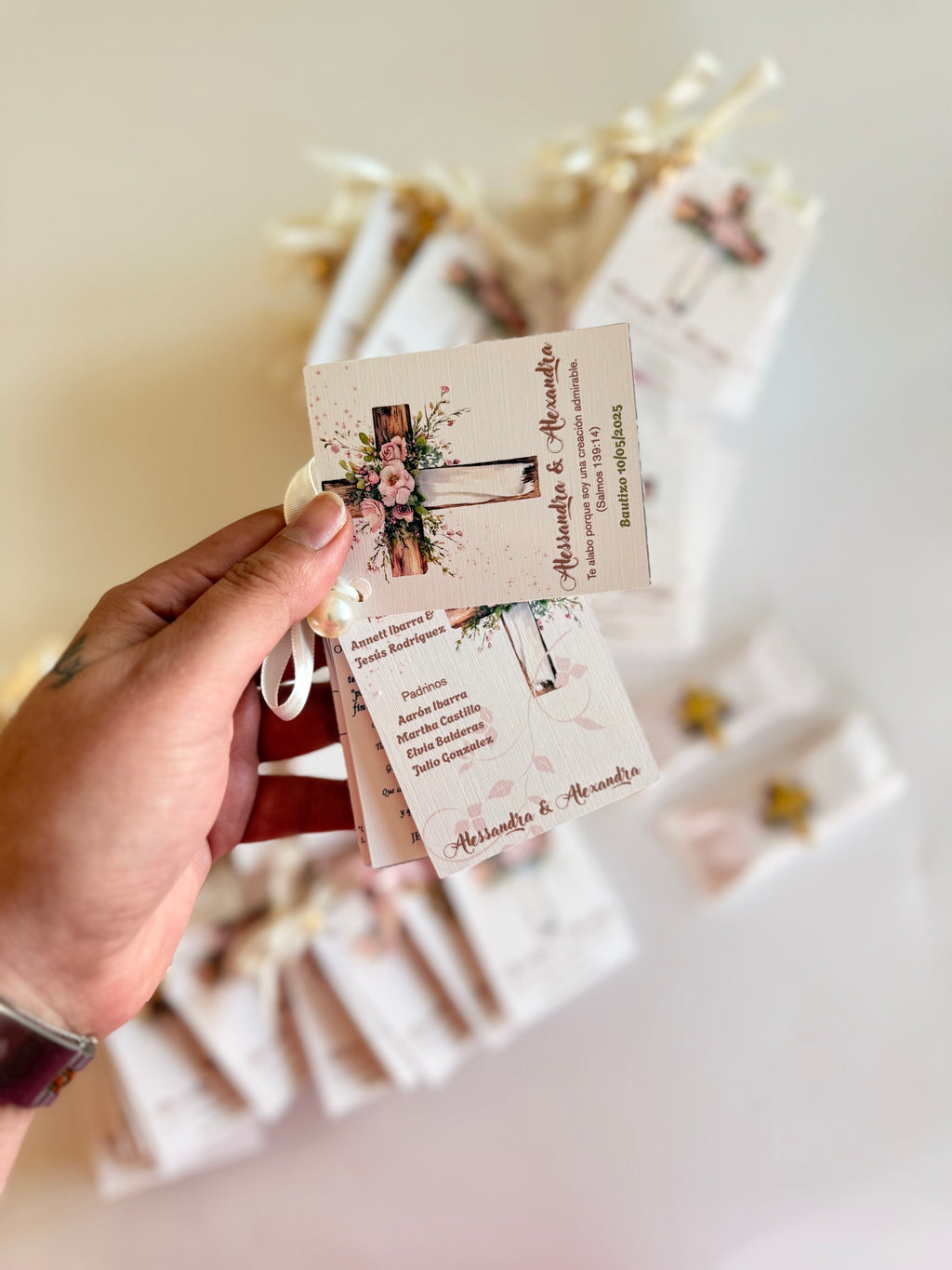 Personalized Mini Bible Booklet – Baby Blessing Gift