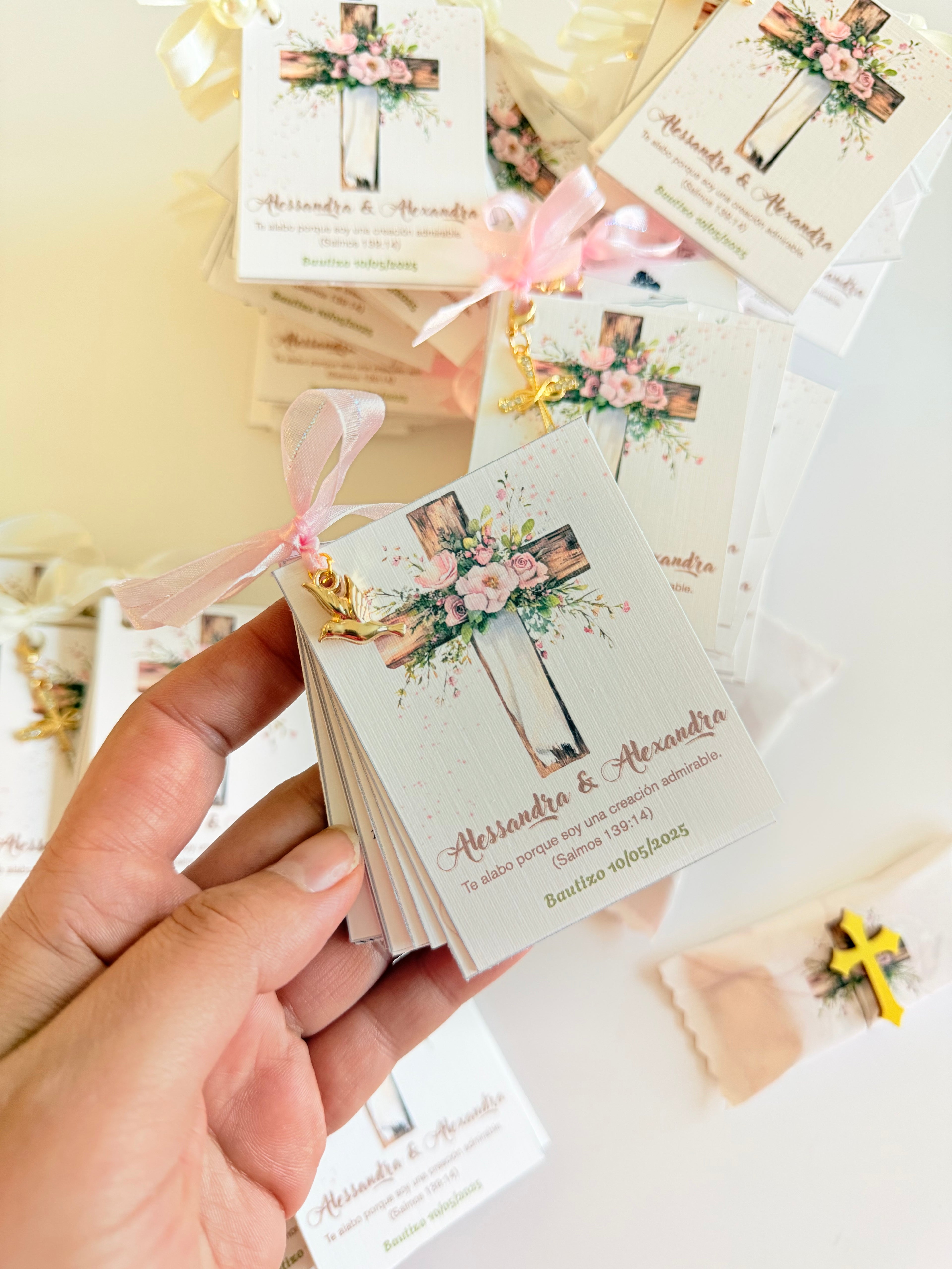 Personalized Mini Bible Booklet – Baby Blessing Gift