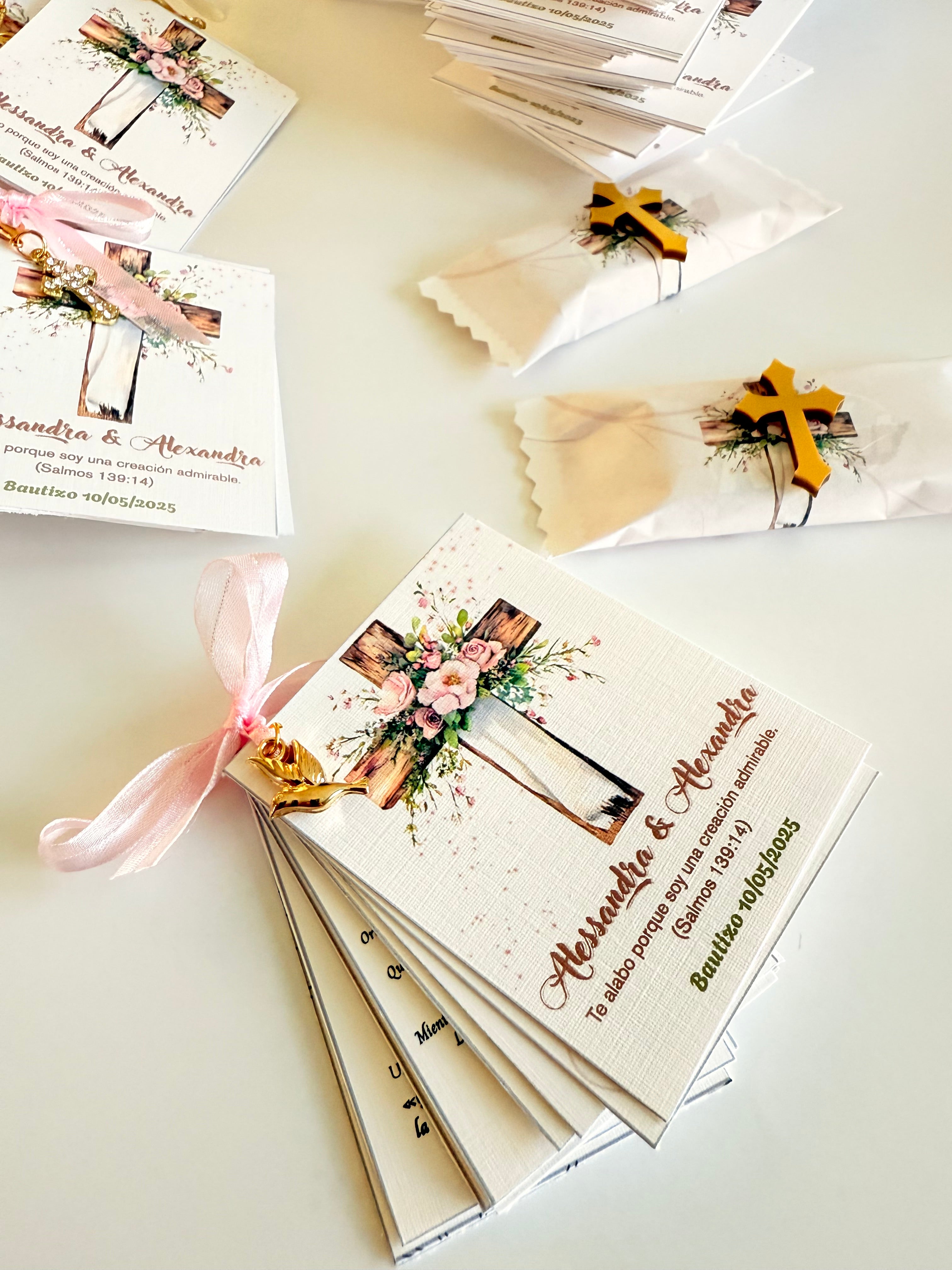 Personalized Mini Bible Booklet – Baby Blessing Gift