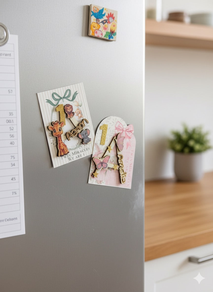 Personalized Letter Magnet Set – Custom Baby Name & Decorative Gift