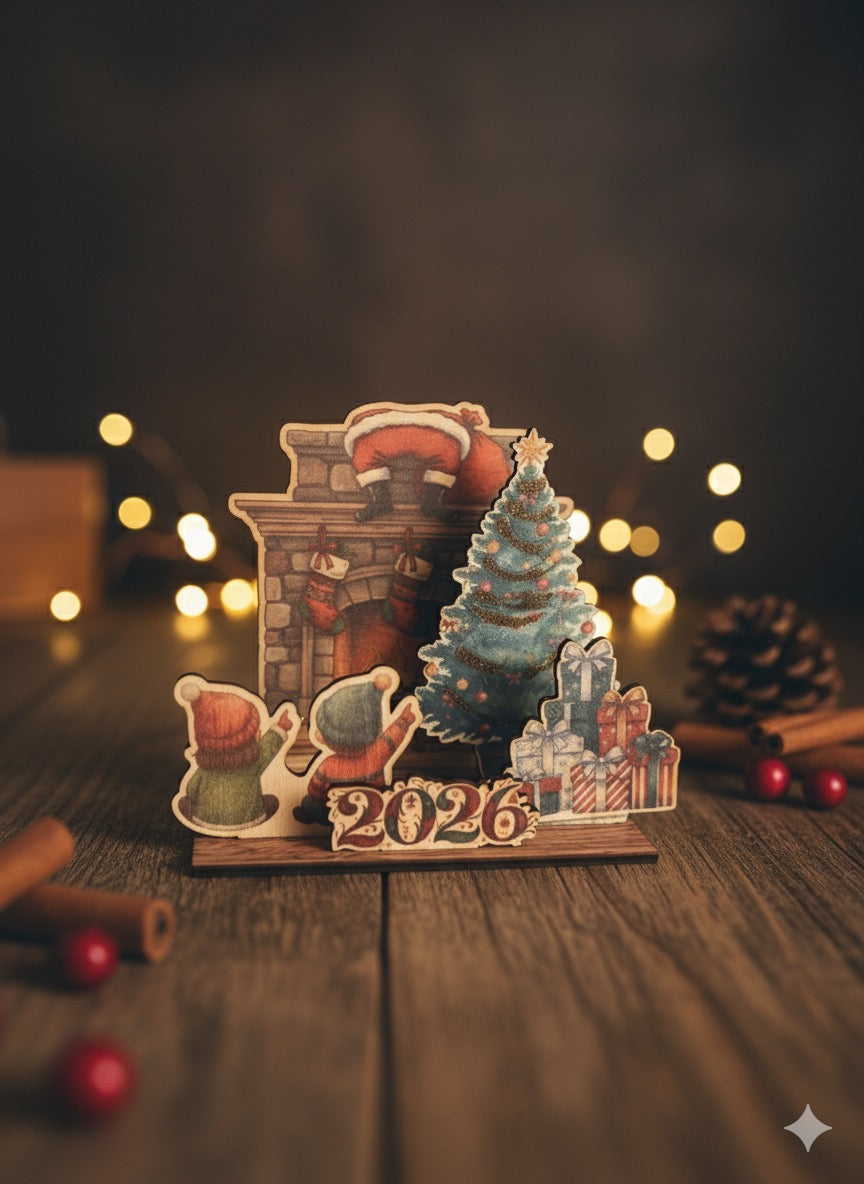 Personalized Detachable Wooden Christmas Decor