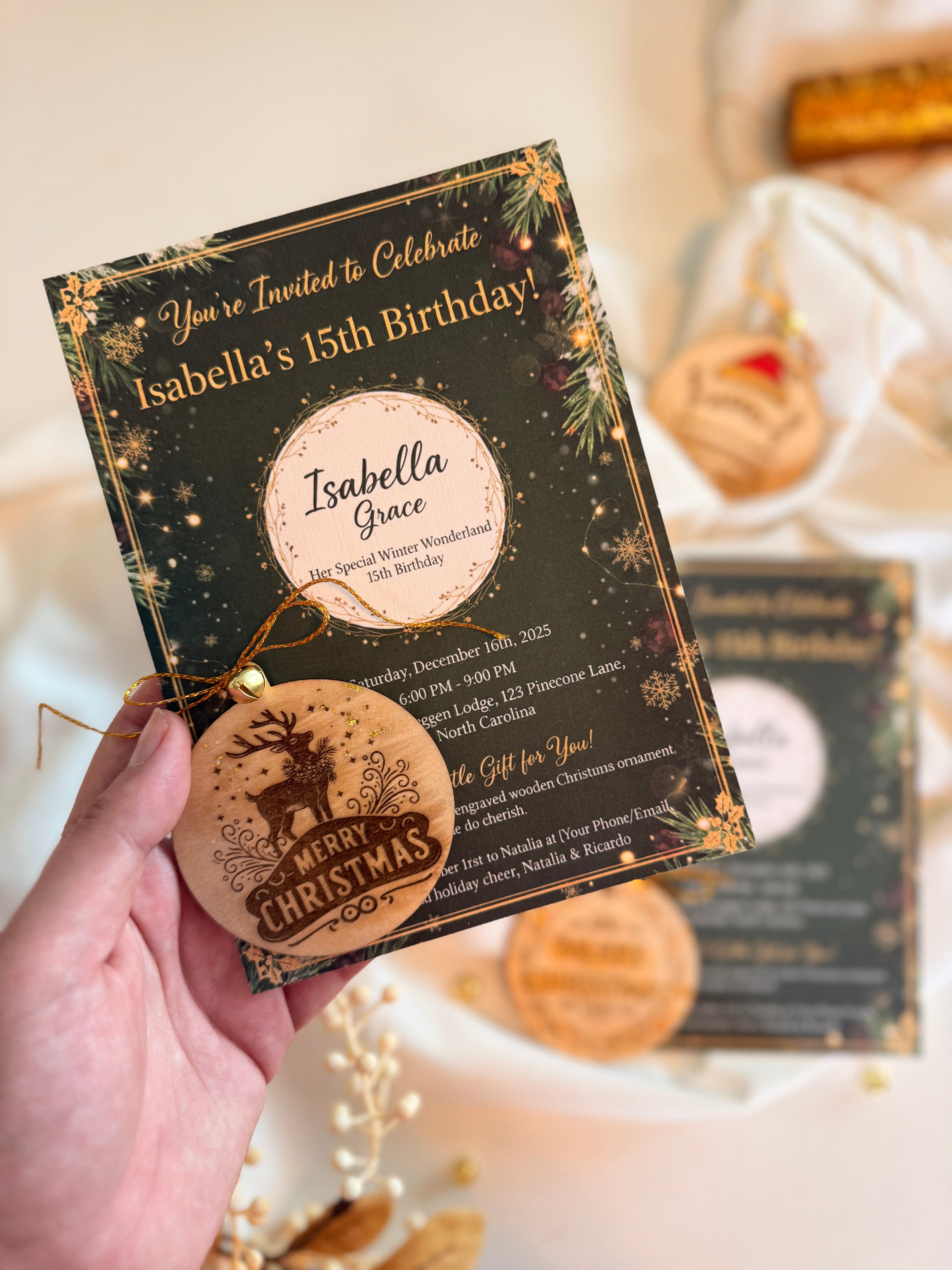 Invitation & Gift in One!