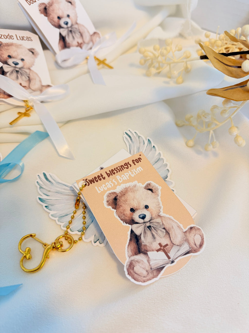 Baby Blessing Chocolate & Mini Bible – Baptism Favors / Recuerdos de Bautizo