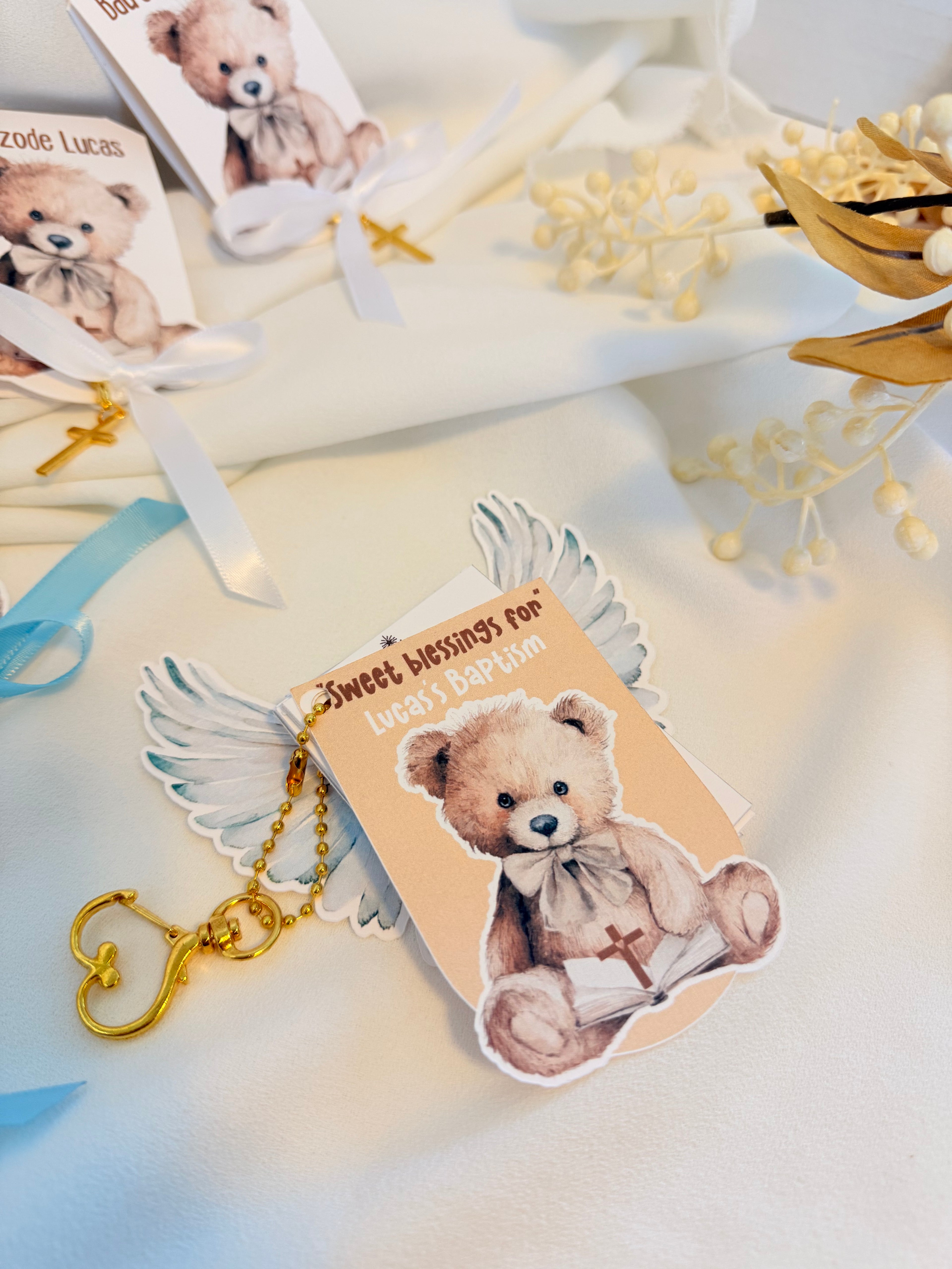 Baby Blessing Chocolate & Mini Bible – Baptism Favors / Recuerdos de Bautizo