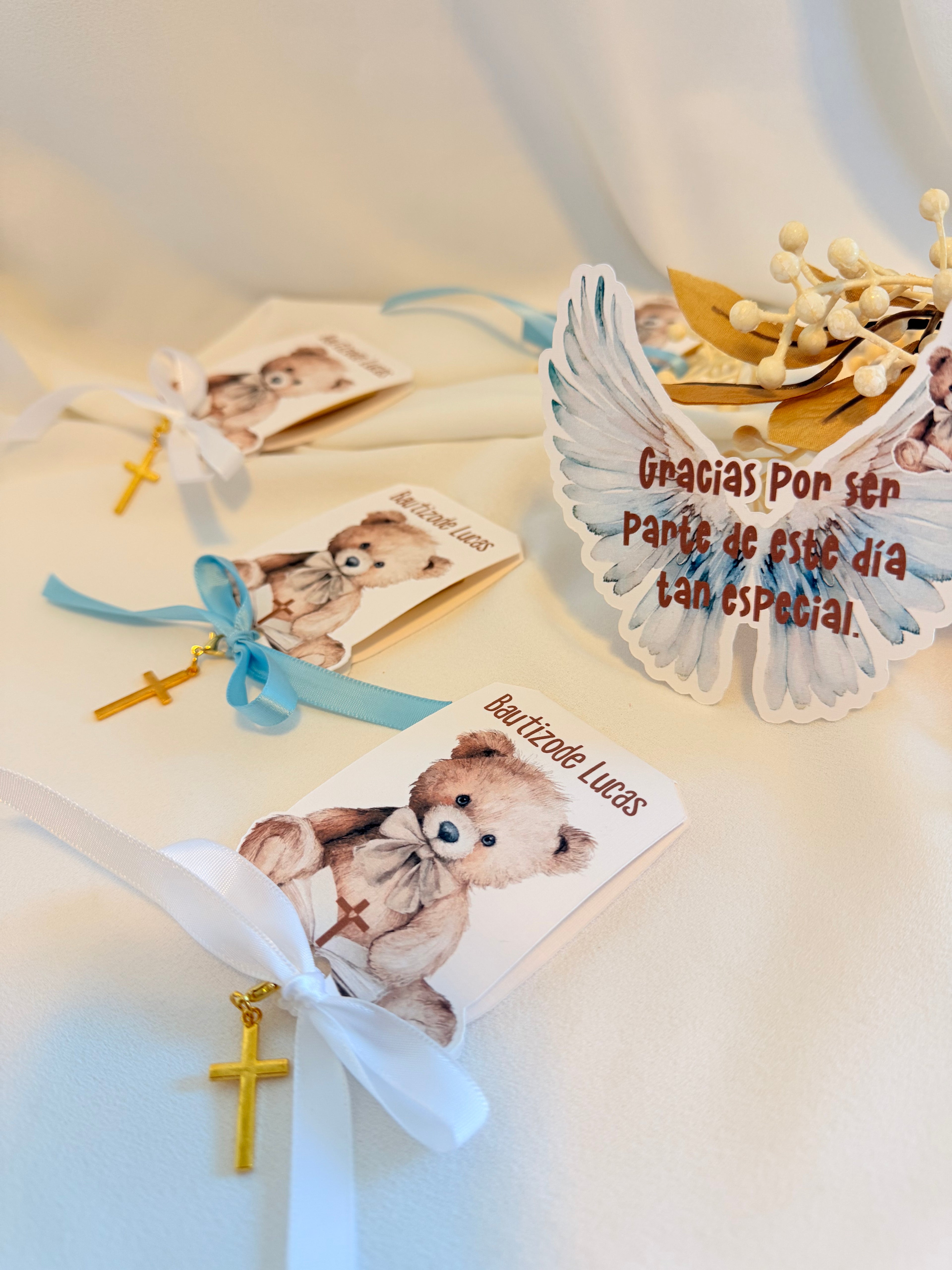 Baby Blessing Chocolate & Mini Bible – Baptism Favors / Recuerdos de Bautizo