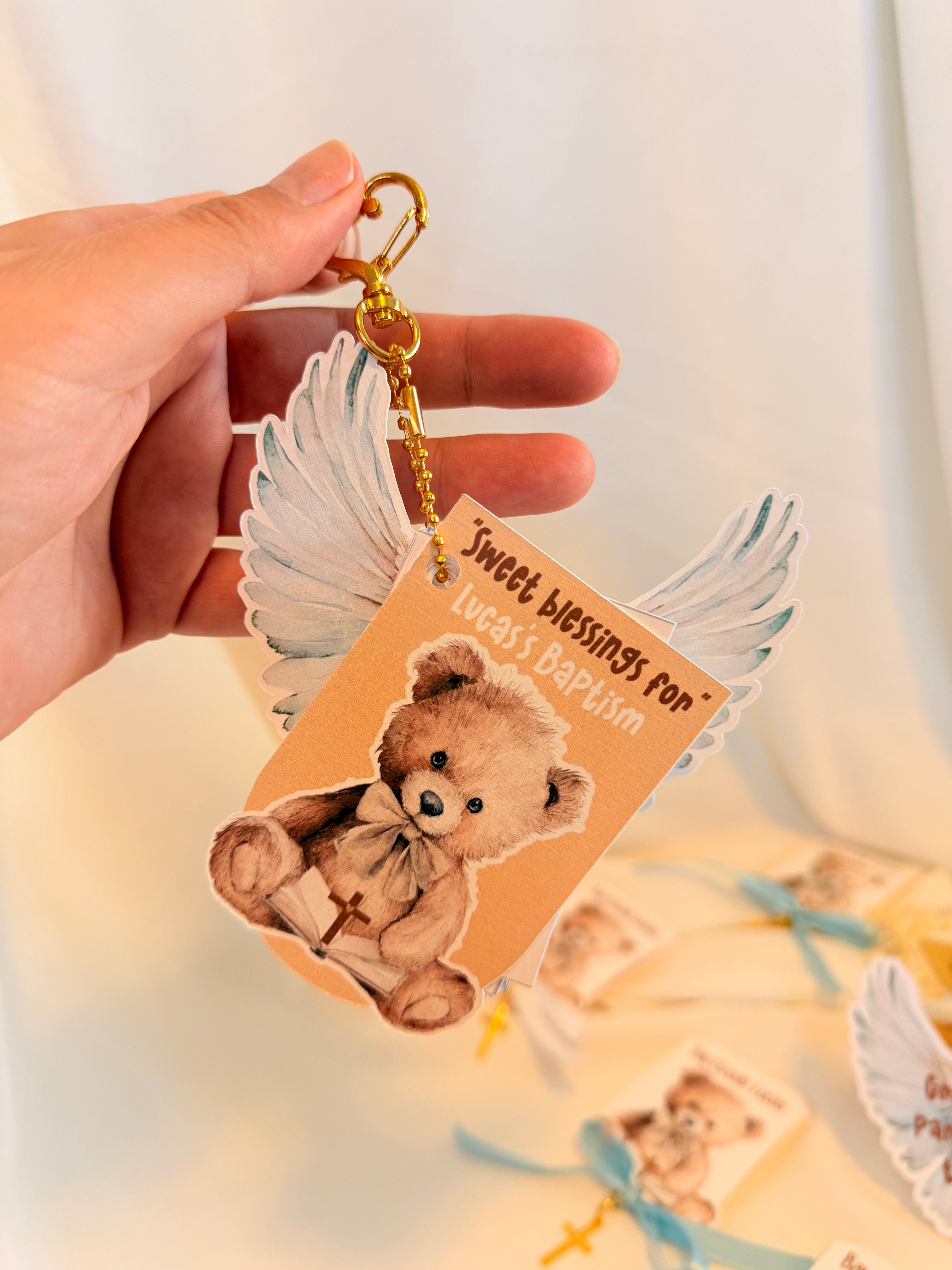 Baby Blessing Chocolate & Mini Bible – Baptism Favors / Recuerdos de Bautizo