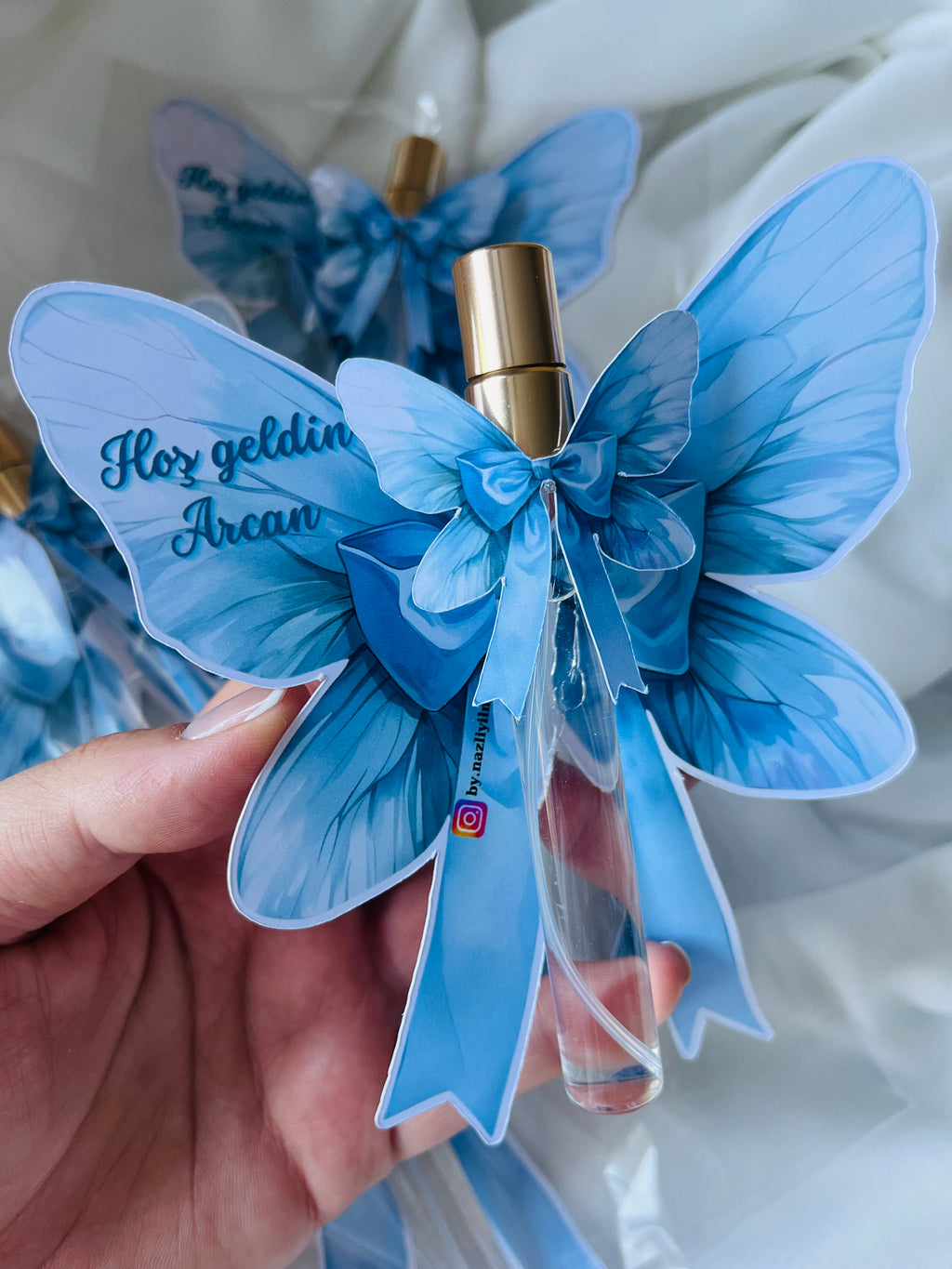 Refillable Baby Cologne – Gold Spray Bottle