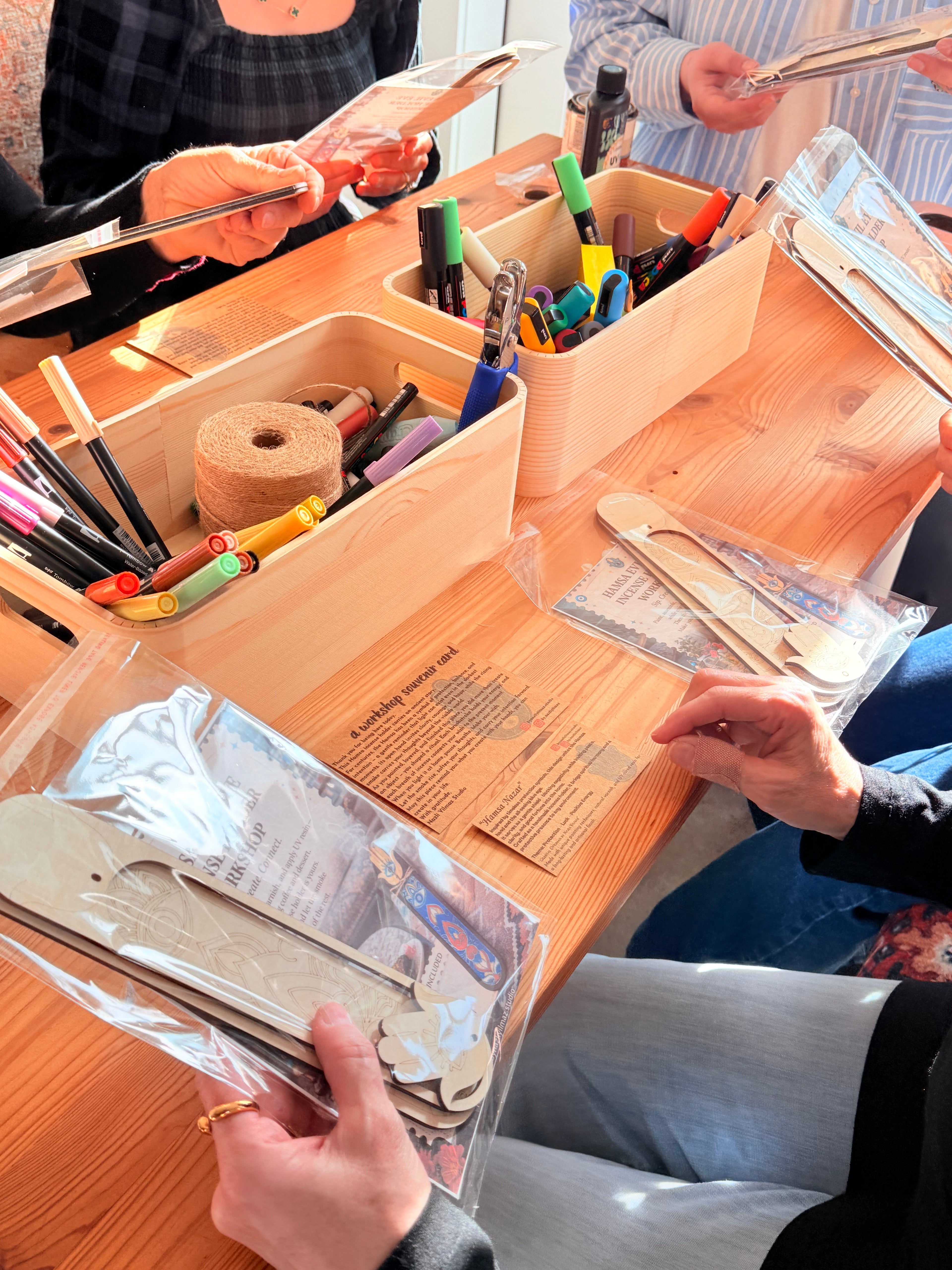 February 6 -Hamsa Evil Eye Incense Holder Workshop Ticket (Apex, NC)