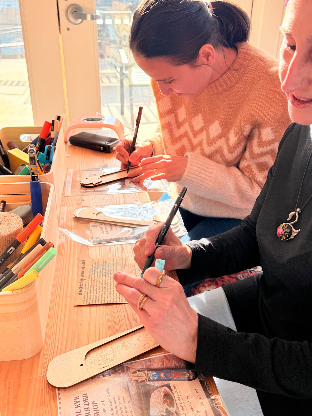 February 6 -Hamsa Evil Eye Incense Holder Workshop Ticket (Apex, NC)