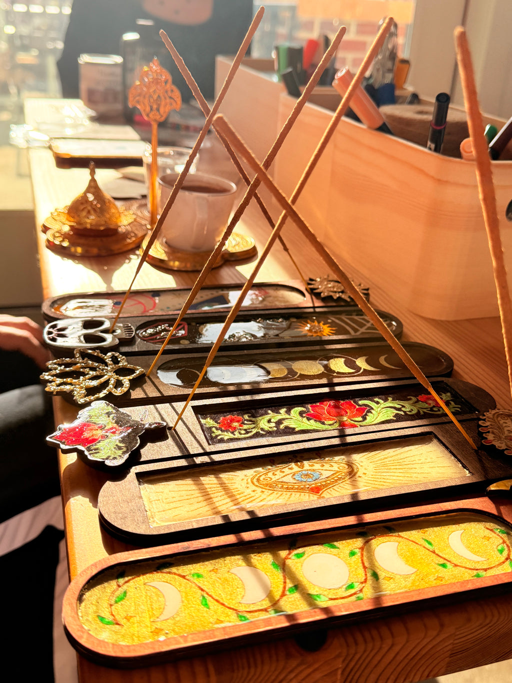 January30-Hamsa Evil Eye Incense Holder Workshop Ticket (Apex, NC)